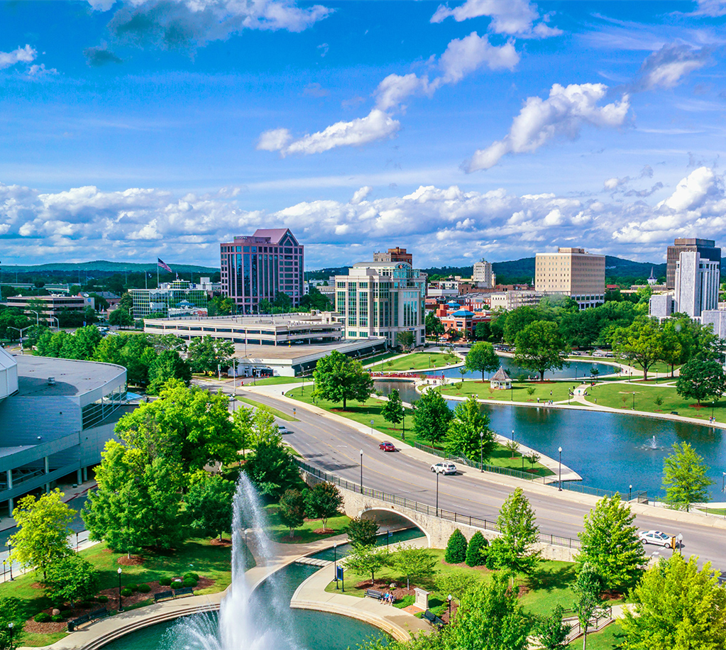 An overview photo of Huntsville